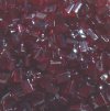 50g 5x4x2mm Garnet Lustre Tile Beads